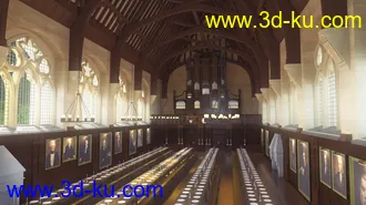 3D打印模型Balliol College的图片