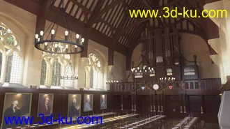 3D打印模型Balliol College的图片