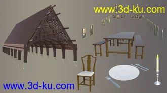 3D打印模型Balliol College的图片