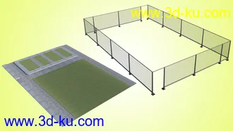 3D打印模型Basketball Court的图片