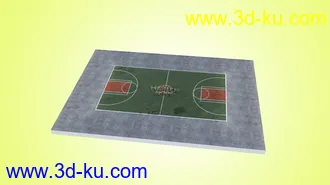 3D打印模型Basketball Court的图片