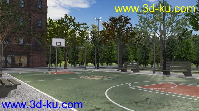 Basketball Court模型的图片9
