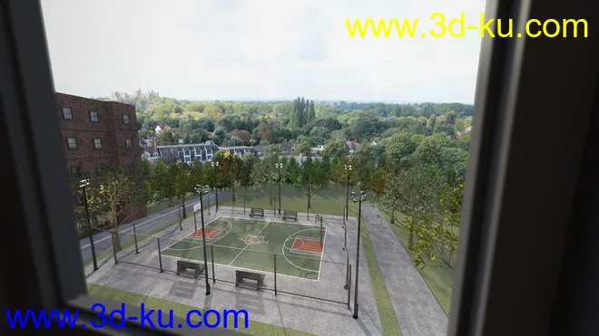 Basketball Court模型的图片10