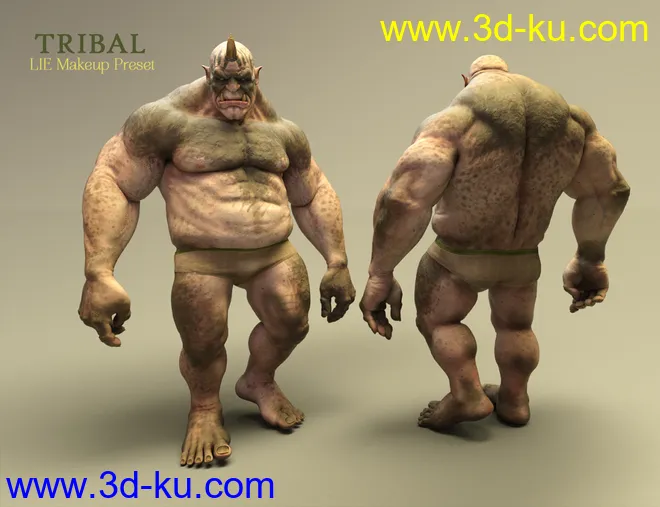 Battle Ready for Ogre HD and Genesis 3 and 8 Male(s)模型的图片6