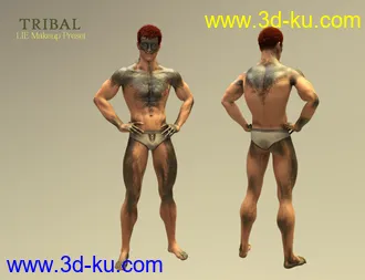 3D打印模型Battle Ready for Ogre HD and Genesis 3 and 8 Male(s)的图片