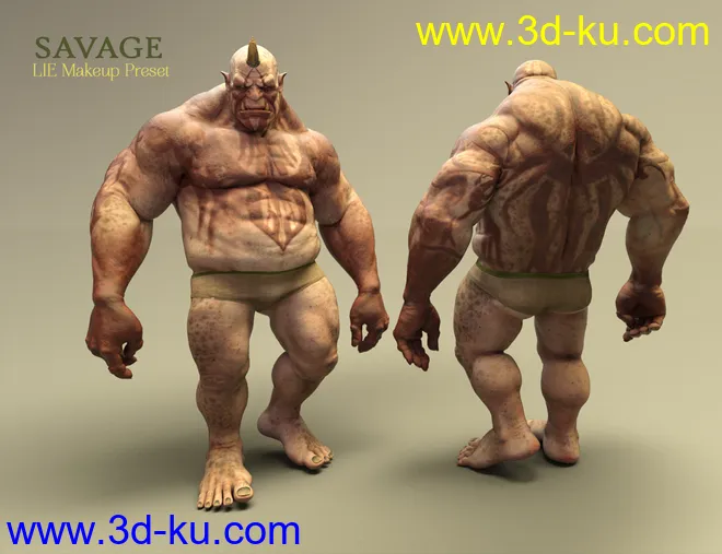 Battle Ready for Ogre HD and Genesis 3 and 8 Male(s)模型的图片8