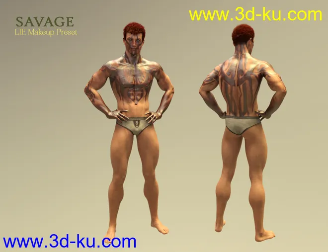 Battle Ready for Ogre HD and Genesis 3 and 8 Male(s)模型的图片9