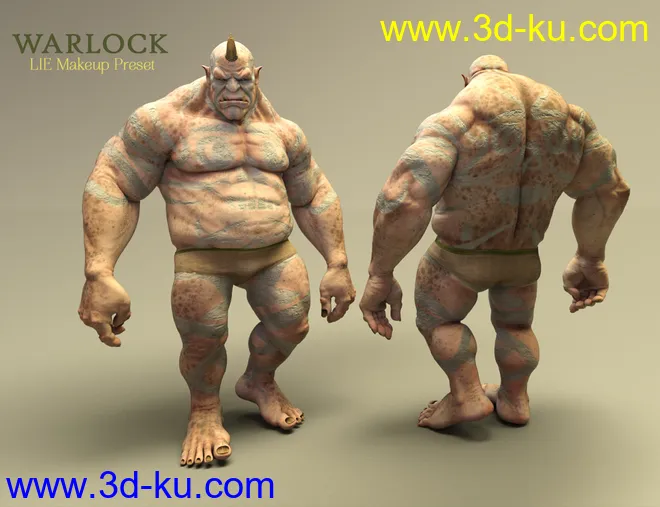 Battle Ready for Ogre HD and Genesis 3 and 8 Male(s)模型的图片11
