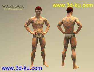 3D打印模型Battle Ready for Ogre HD and Genesis 3 and 8 Male(s)的图片