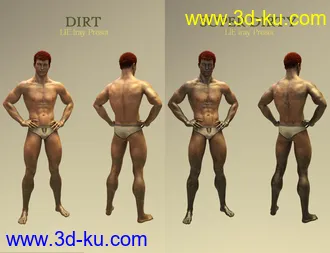 3D打印模型Battle Ready for Ogre HD and Genesis 3 and 8 Male(s)的图片