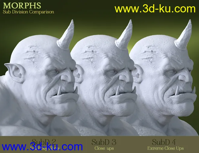 Battle Worn for Ogre HD and Genesis 8 Male(s)模型的图片4