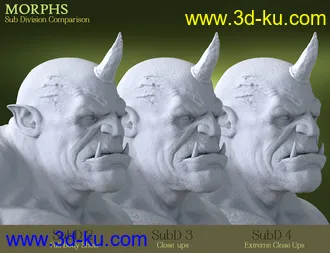 3D打印模型Battle Worn for Ogre HD and Genesis 8 Male(s)的图片
