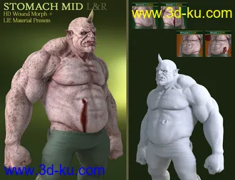 3D打印模型Battle Worn for Ogre HD and Genesis 8 Male(s)的图片