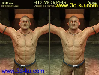 3D打印模型Battle Worn for Ogre HD and Genesis 8 Male(s)的图片