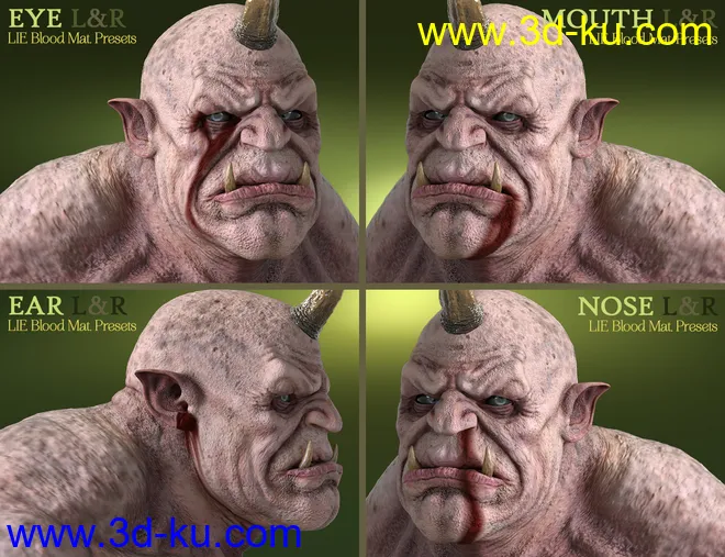 Battle Worn for Ogre HD and Genesis 8 Male(s)模型的图片16