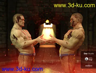 3D打印模型Battle Worn for Ogre HD and Genesis 8 Male(s)的图片