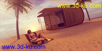 3D打印模型Beach Pod的图片