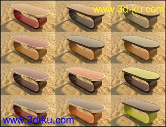 3D打印模型Beach Pod Iray Addon的图片