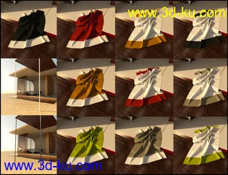 3D打印模型Beach Pod Iray Addon的图片