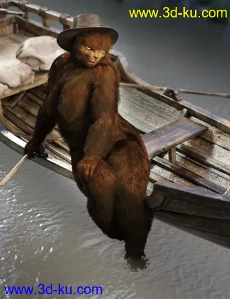 3D打印模型Bear Clan with dForce Hair for Genesis 8 Female的图片