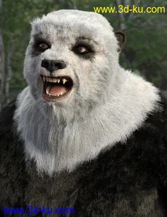 3D打印模型Bear Clan with dForce Hair for Genesis 8 Male的图片