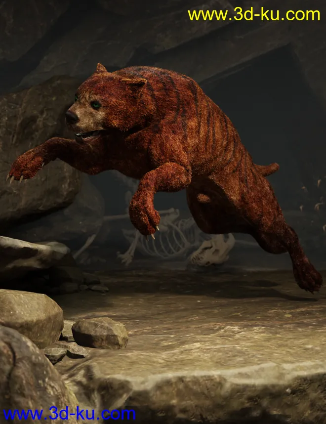 Bear Dog for Daz Dog 8模型的图片6