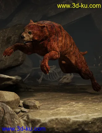 3D打印模型Bear Dog for Daz Dog 8的图片