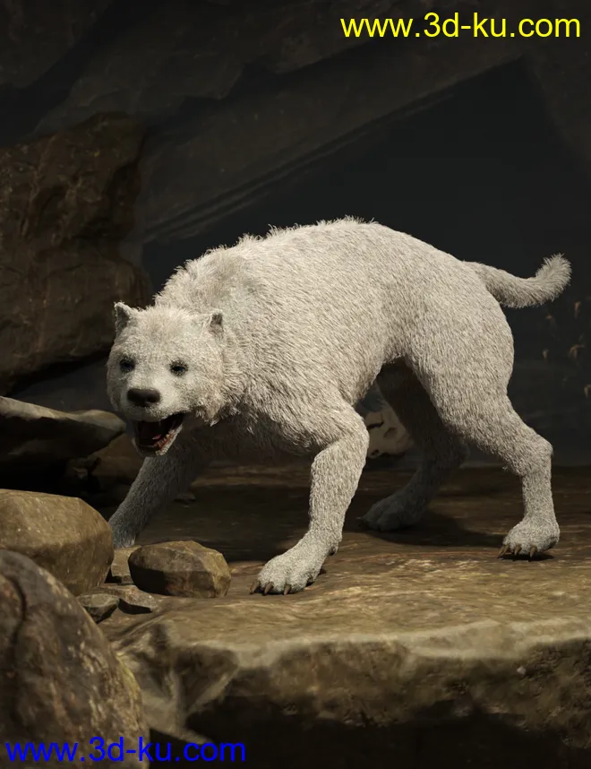 Bear Dog for Daz Dog 8模型的图片8