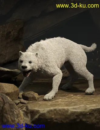3D打印模型Bear Dog for Daz Dog 8的图片