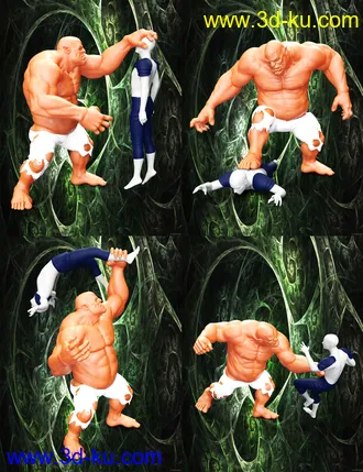 3D打印模型Beasty Poses for Ogre HD的图片