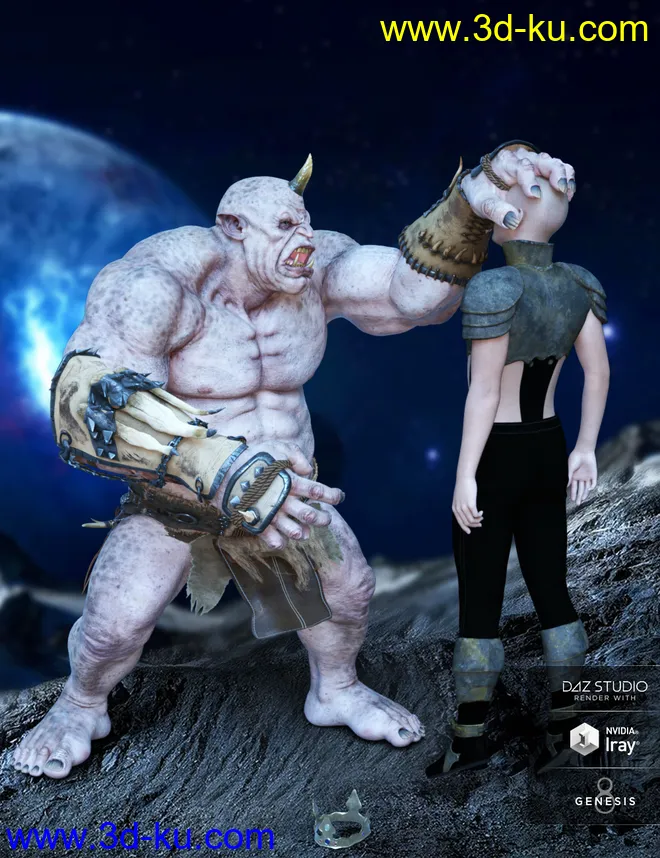 Beasty Poses for Ogre HD模型的图片12