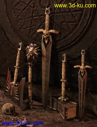 3D打印模型Behemoth Weapons的图片