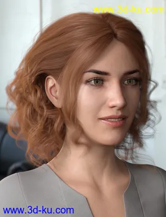 Bendine Hair for Genesis 3 and 8 Female(s)模型的图片4