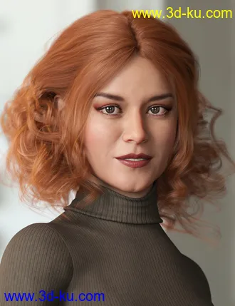 Bendine Hair for Genesis 3 and 8 Female(s)模型的图片10