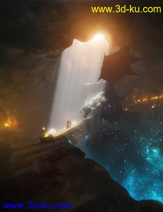 3D打印模型Beneath Fire Mountain - The Abyss Fields的图片