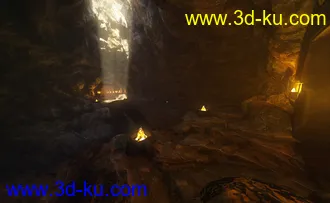 3D打印模型Beneath Fire Mountain - The Abyss Fields的图片