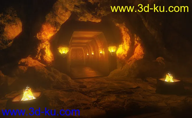 Beneath Fire Mountain - The Abyss Fields模型的图片5