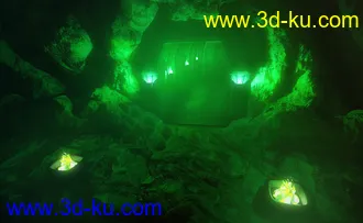 3D打印模型Beneath Fire Mountain - The Abyss Fields的图片