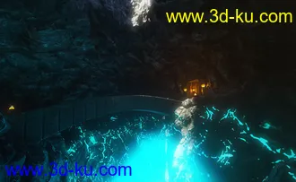 3D打印模型Beneath Fire Mountain - The Abyss Fields的图片