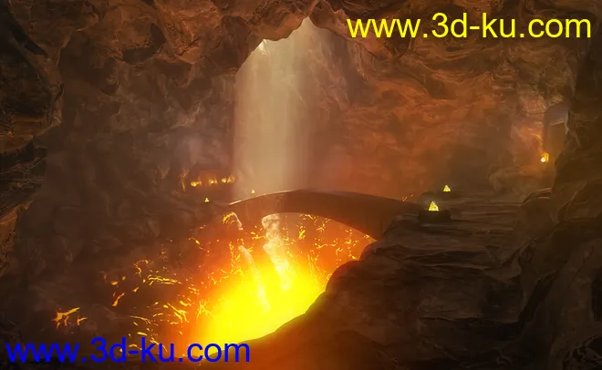 Beneath Fire Mountain - The Abyss Fields模型的图片9