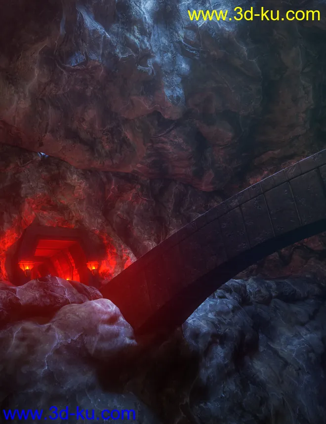 Beneath Fire Mountain - The Abyss Fields模型的图片11