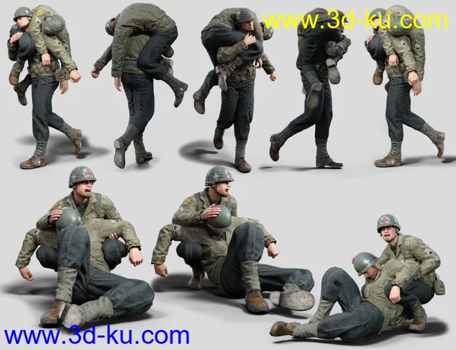 Billboard Crowd Generator - World War II模型的图片8