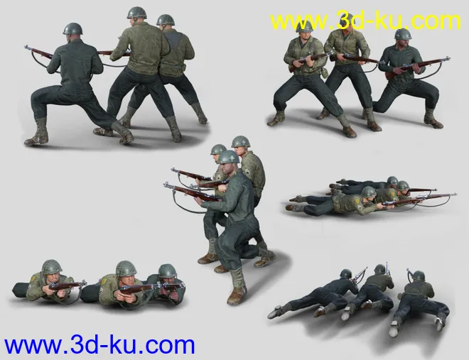 Billboard Crowd Generator - World War II模型的图片10
