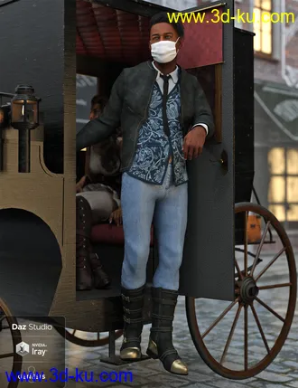 3D打印模型BioGen University Outfit for Genesis 8 Male(s)的图片