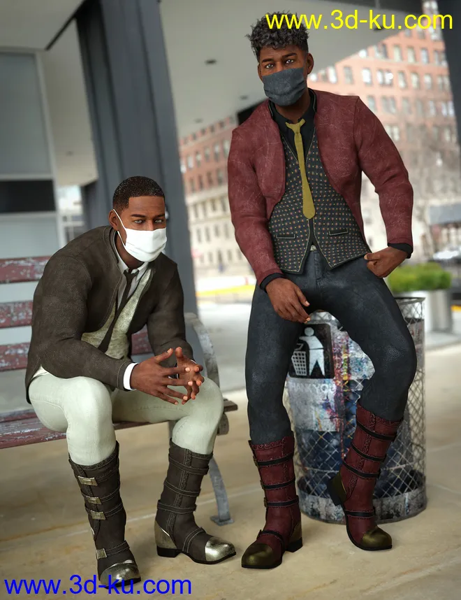 BioGen University Outfit Textures模型的图片1