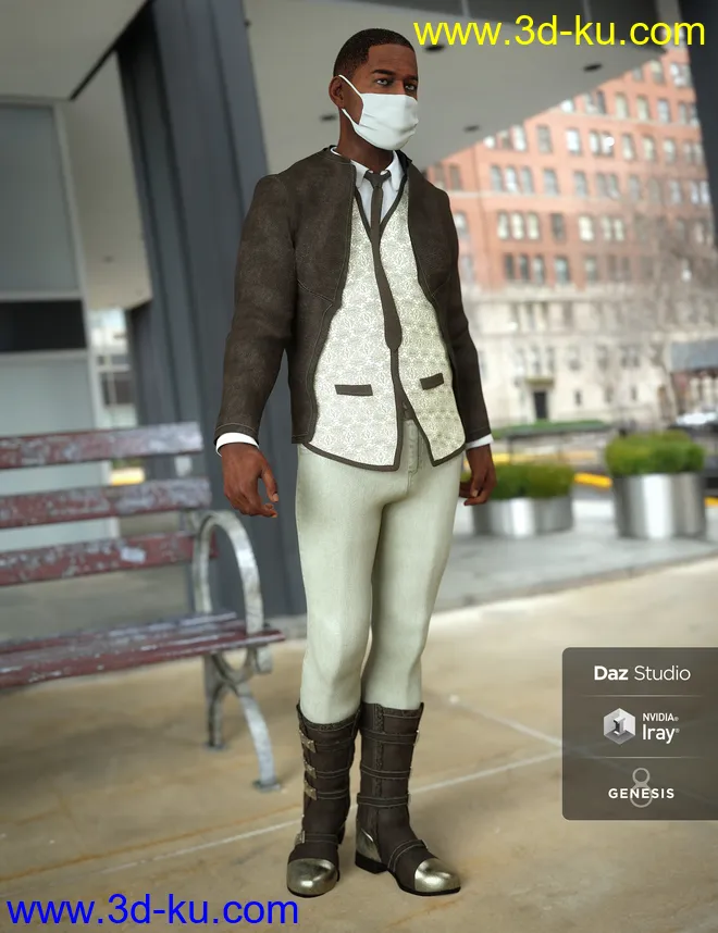 BioGen University Outfit Textures模型的图片2