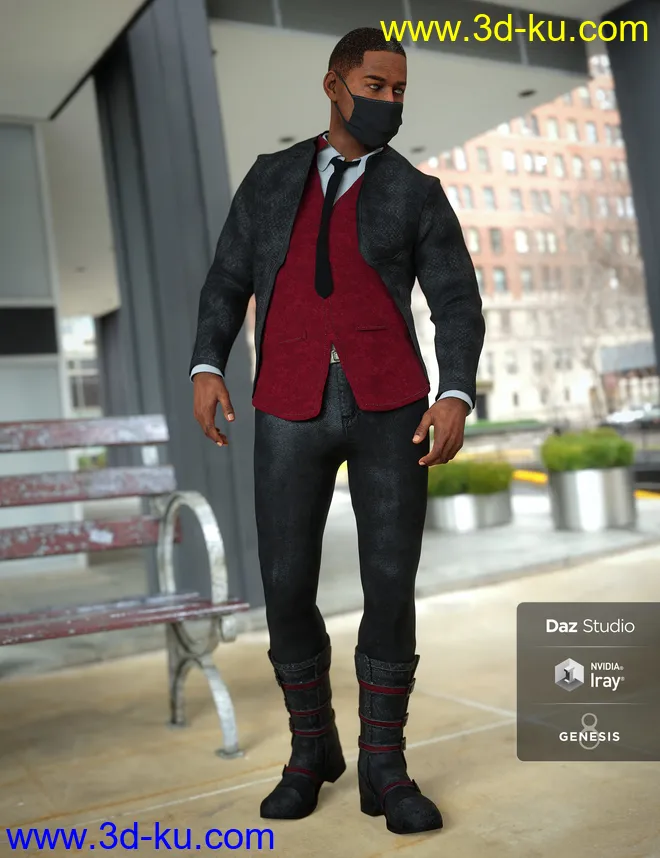 BioGen University Outfit Textures模型的图片4