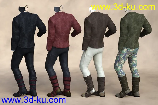 BioGen University Outfit Textures模型的图片7