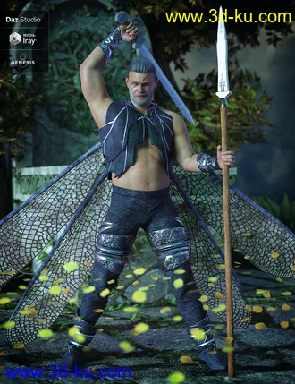 3D打印模型Black Market Blades Gladiator Basics for Genesis 8 and Centaur 8的图片