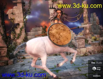 3D打印模型Black Market Blades Gladiator Basics for Genesis 8 and Centaur 8的图片